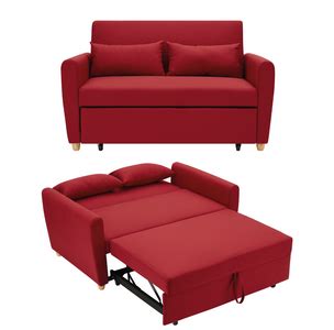 Buy Online Red Pull Out Couch